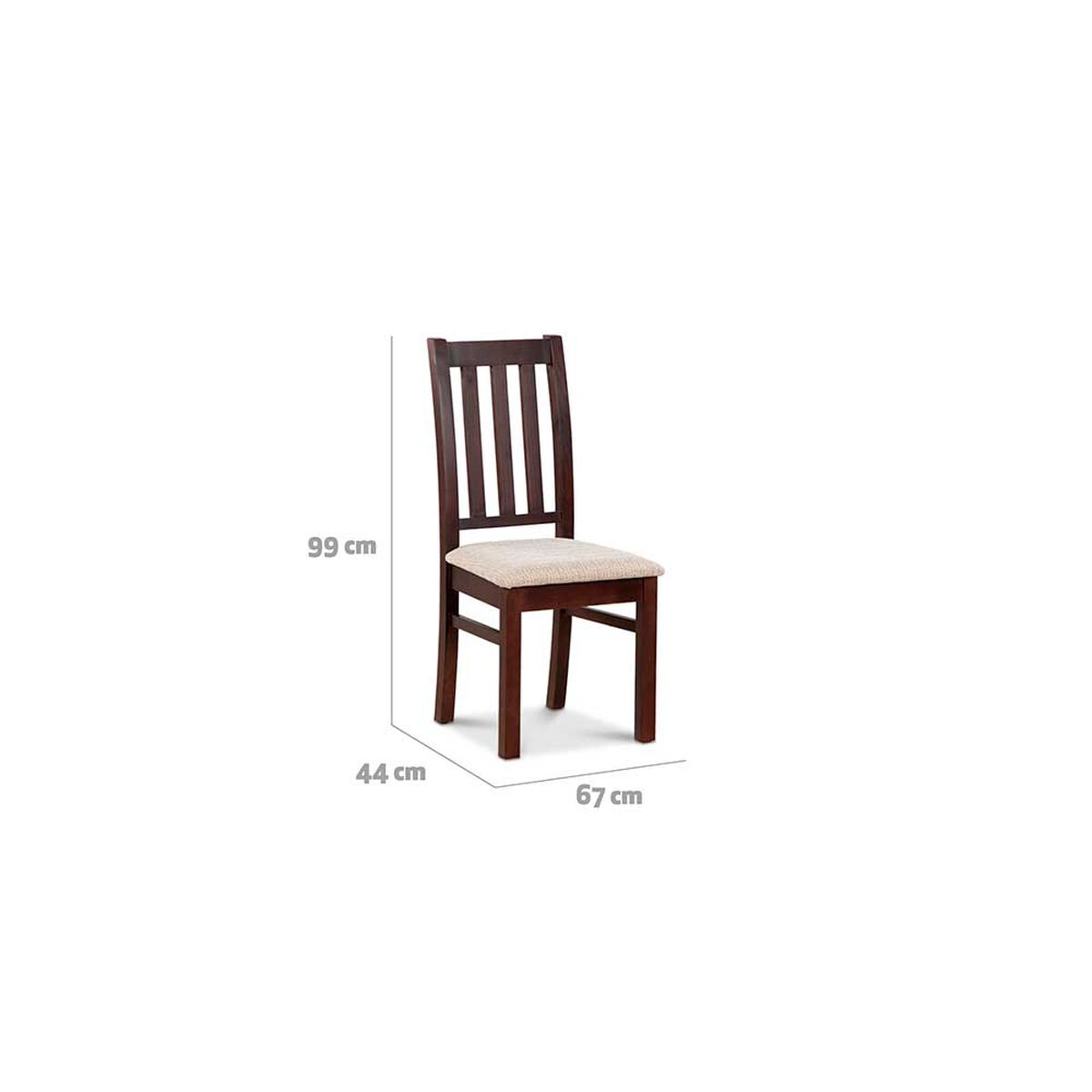 Juego de Comedor CIC Ñuble Chocolate 8 Sillas