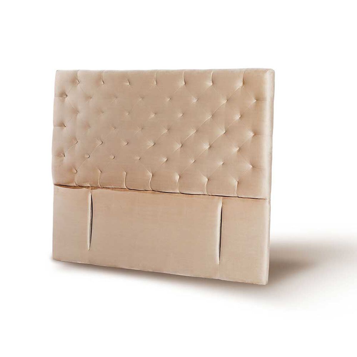 Respaldo Latam Home King Brescia Tela Velvet Beige