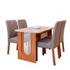 Juego de Comedor Decocasa Valentina 4 Sillas Off White