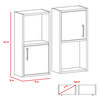 Combo Gabinete + Mueble Lavamanos + Optimizador Baño + Mueble Auxiliar  TuHome Big Bath