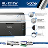 Impresora Brother Láser Blanco y Negro HL-1212 WiFi