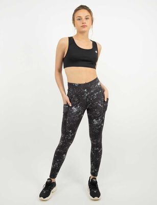 Imagen 2 del producto Calza Deportiva Mujer Lotto Multicolor, Negro