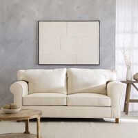 Sofá Mons Dalia 3 Cuerpos Crudo