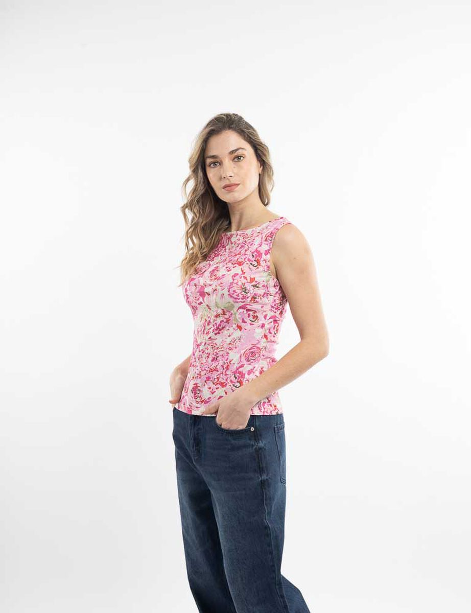 Polera Sin Mangas Mujer Zibel