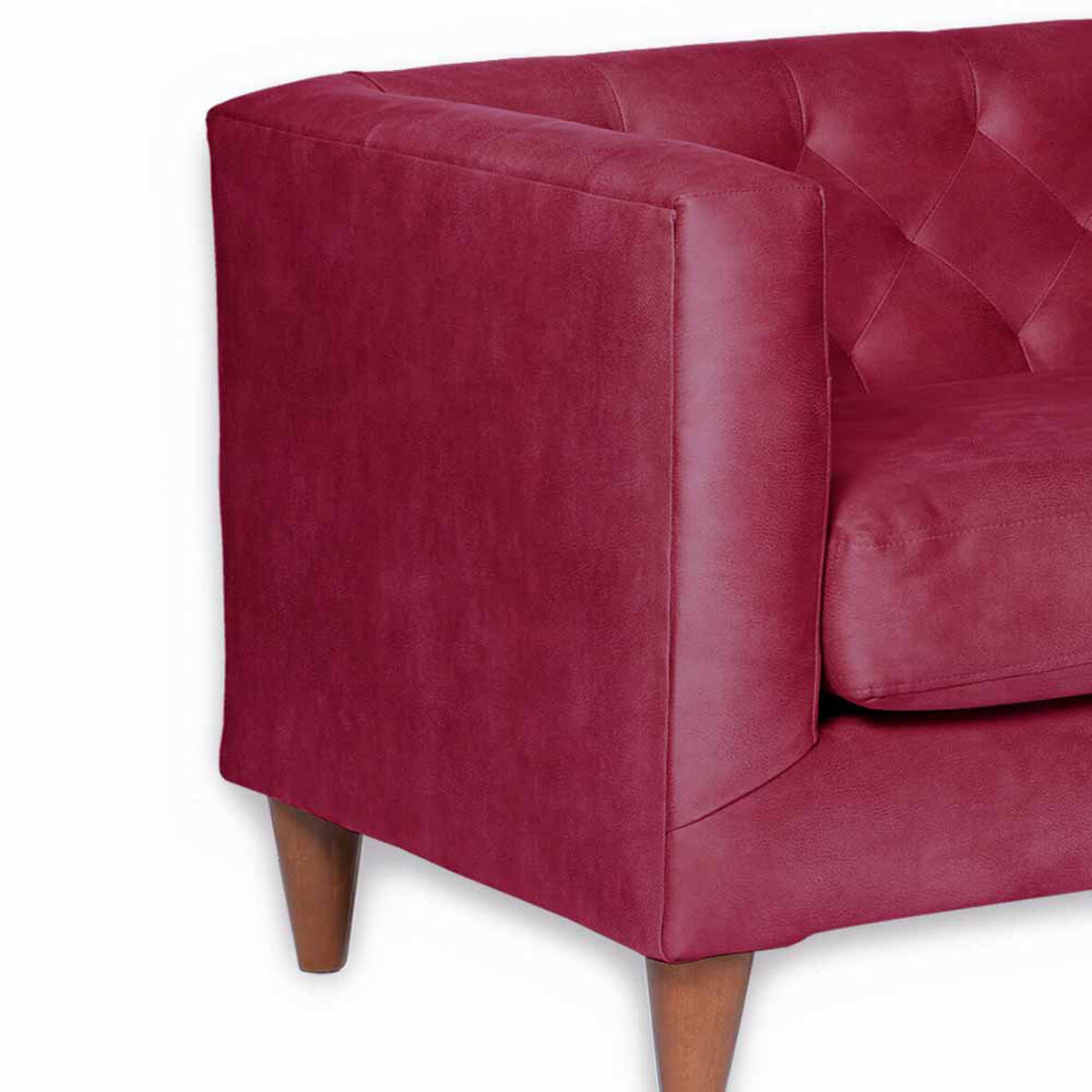 Sofá Latam Home Brescia 3 Cuerpos Rojo