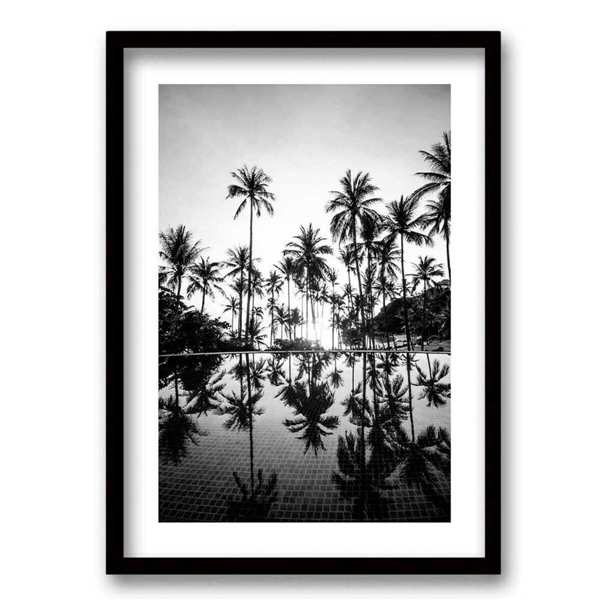 Cuadro Decorativo Retela Palmeras 70 x 50 cm