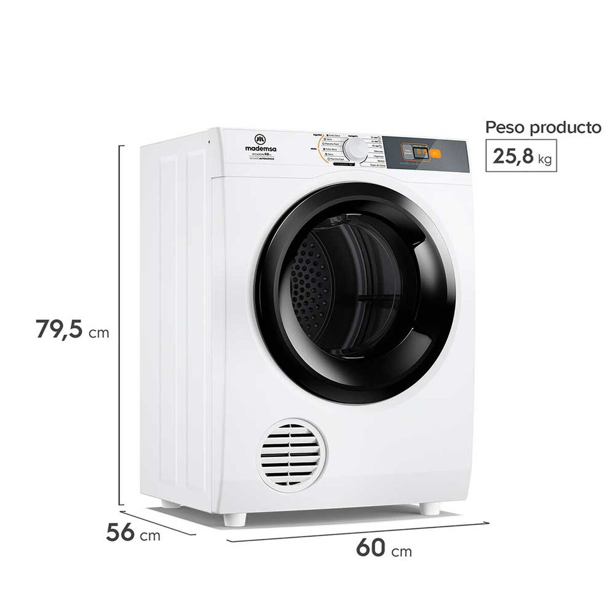 Secadora Carga Frontal 9DBZG PRO 9 Kg