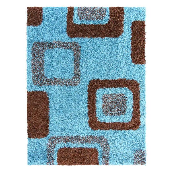 Alfombra Idetex Saggy Turquesa 133 x 180 cm