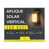 Aplique Solar Vertical Contra Agua Con Base Con SE Pro Outdoor