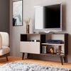 Rack TV Altavision Detroit Caf Hasta 55" Café blanco