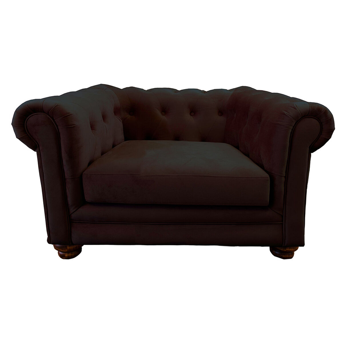 Sof&aacute; Latam Home Florencia 1 Cuerpo Chocolate