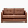 Sof&aacute; Barra Design Elena 2 Cuerpos Caf&eacute;