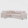 Sofá Seccional Izquierdo Living Factory Dubai 5 Cuerpos Beige