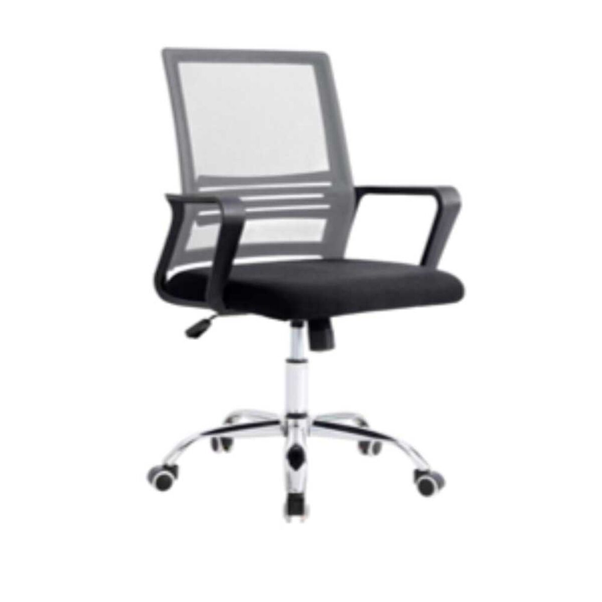 Silla de Escritorio Arthome Santiago Negra Gris