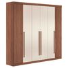 Clóset Onessta Buriti 6 Puertas 4 Cajones Jatoba Arena