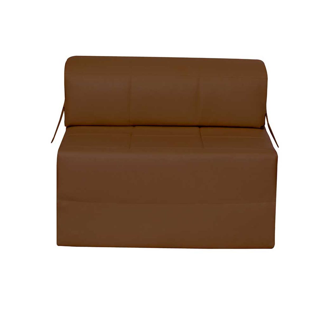 Sof&aacute; Cama Latam Home PU Siena 1 Cuerpo Chocolate