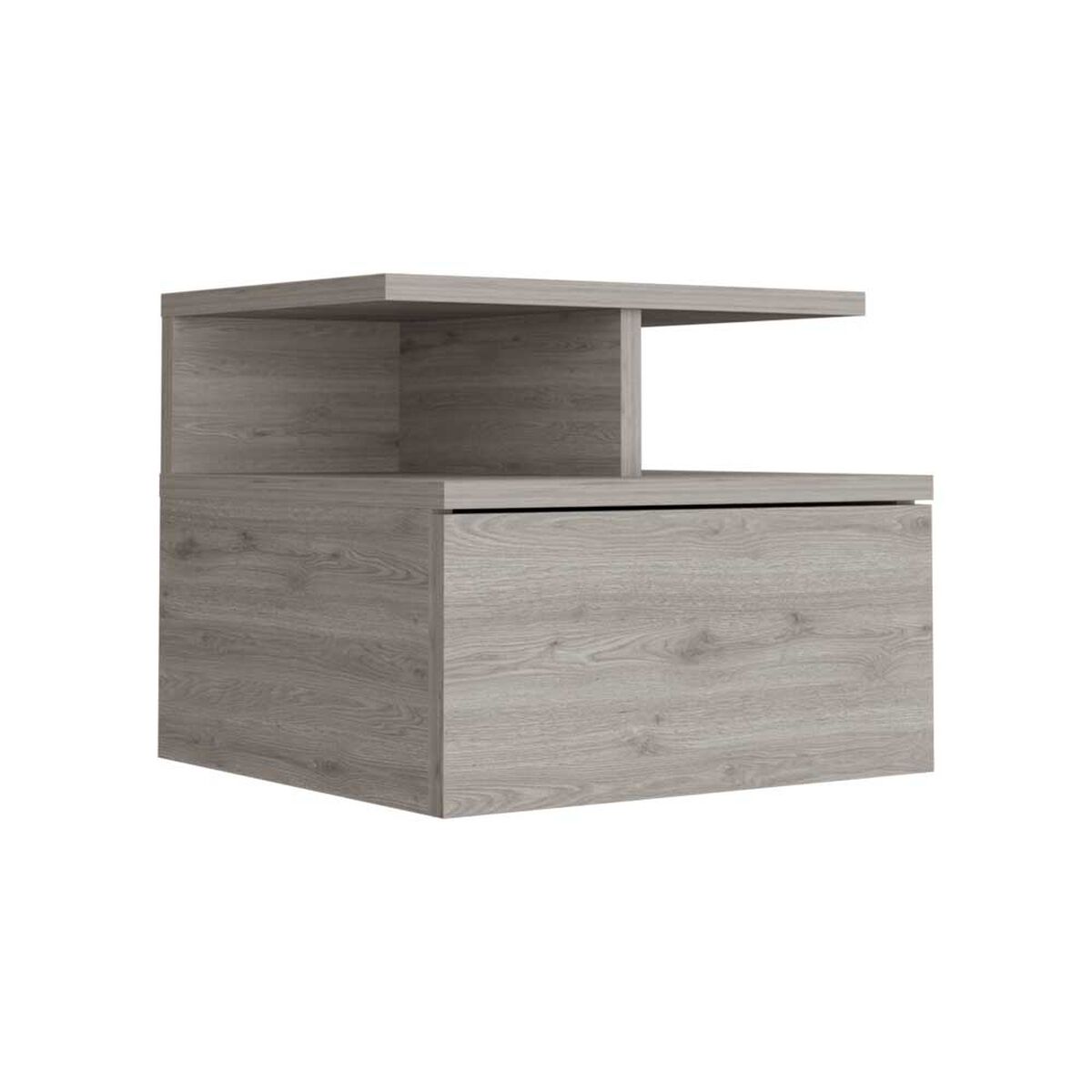 Velador Rectangular TuHome Dreams 1 Cajón Ceniza