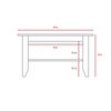 Mesa de Centro + Rack Hasta 65" TuHome Essential