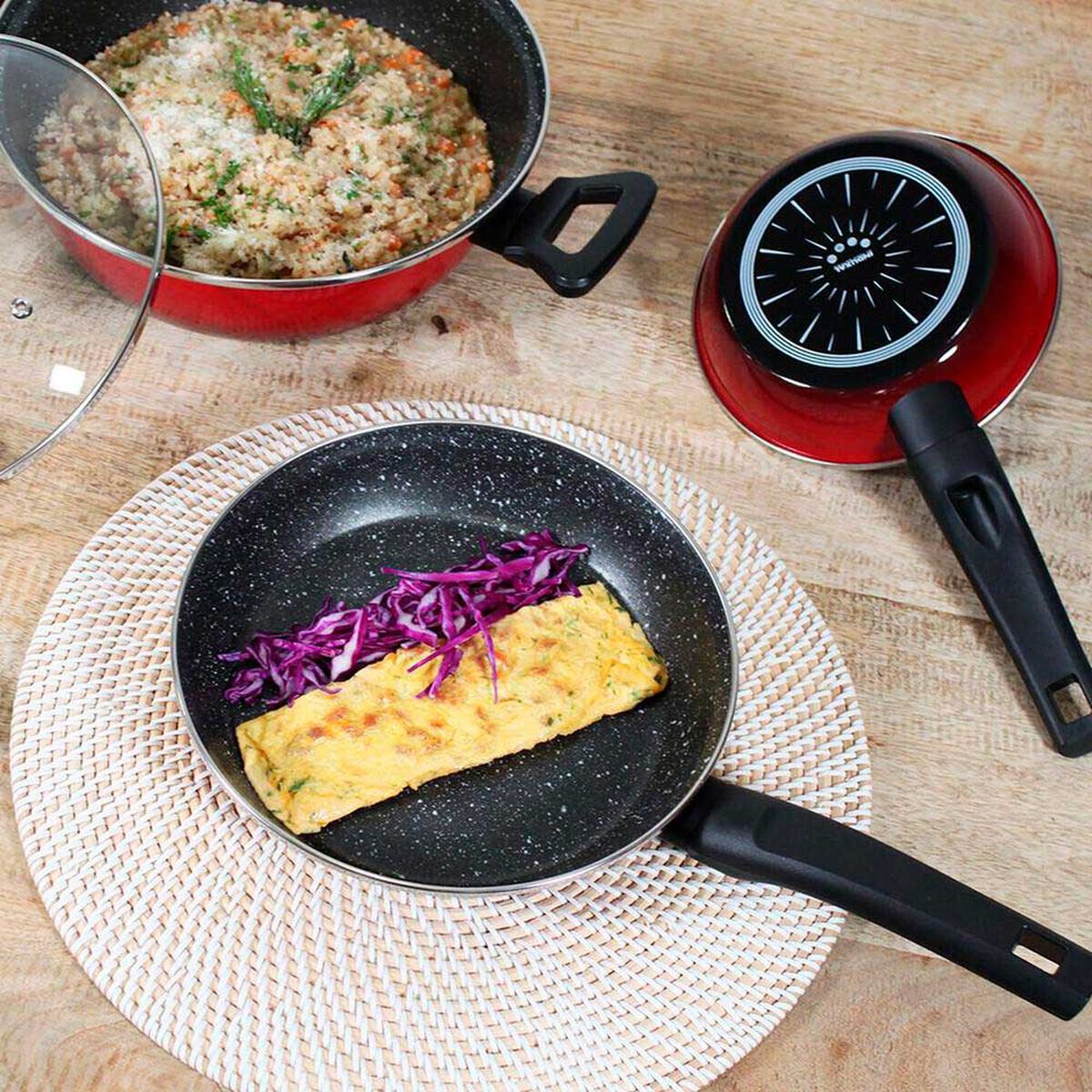 Cacerola Acero Vitrificado Magefesa Coral Due 4,3 lt