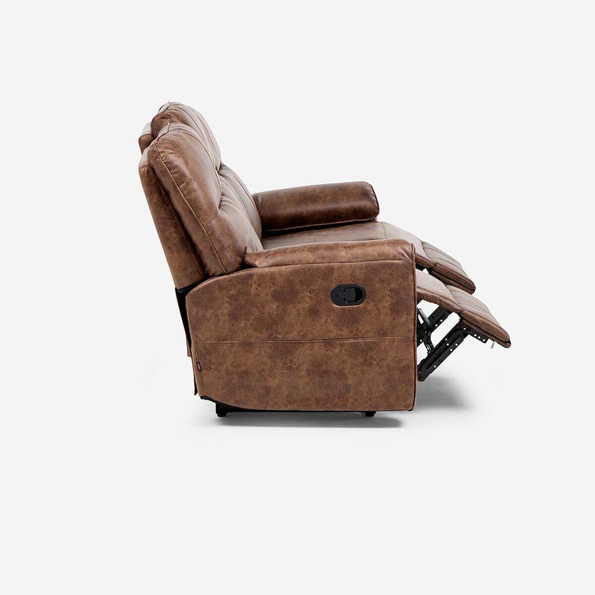 Sof&aacute; Reclinable Rosen Tolosa 3 Cuerpos Camel