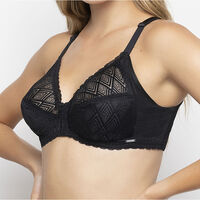Sostén Copa C Mujer Intime Negro