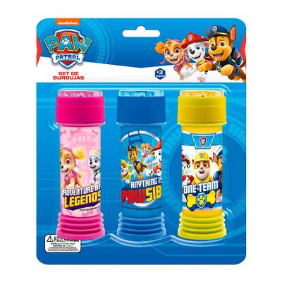 Set de Burbujas con Personajes Paw Patrol