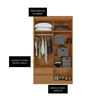 Closet Di Poretti Design Zeus 2 Cajones 4 Puertas Caf&eacute;