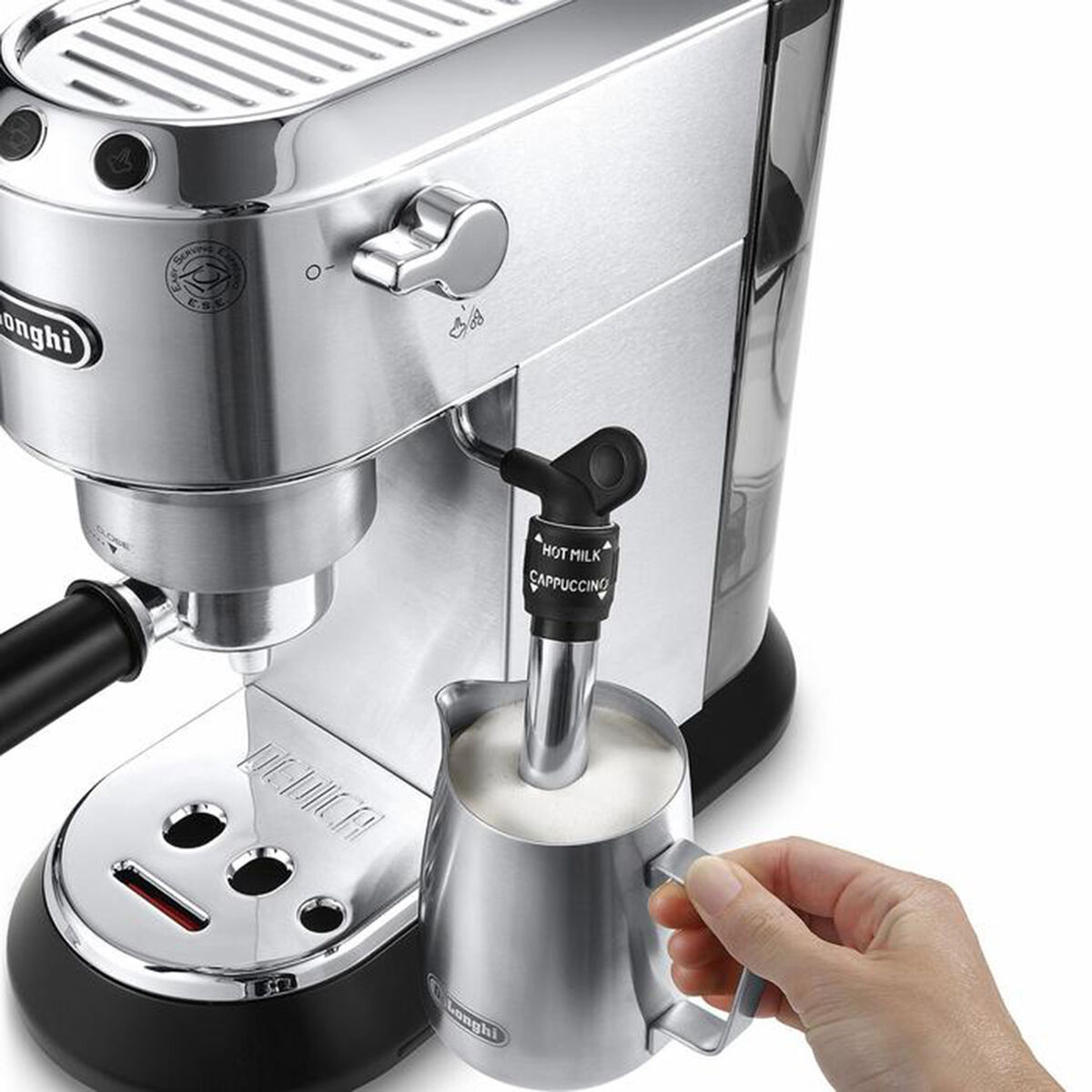 Cafetera Eléctrica De'Longhi Dedica Plata 1,2 lts.