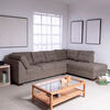 Seccional Derecho Muebles MPR Edimburgo 5 Cuerpos Caf&eacute;