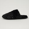 Pantufla Peluda Zigzag Brillos Mujer Zibel
