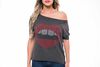 Polera Hombro Mujer Rock Caviar