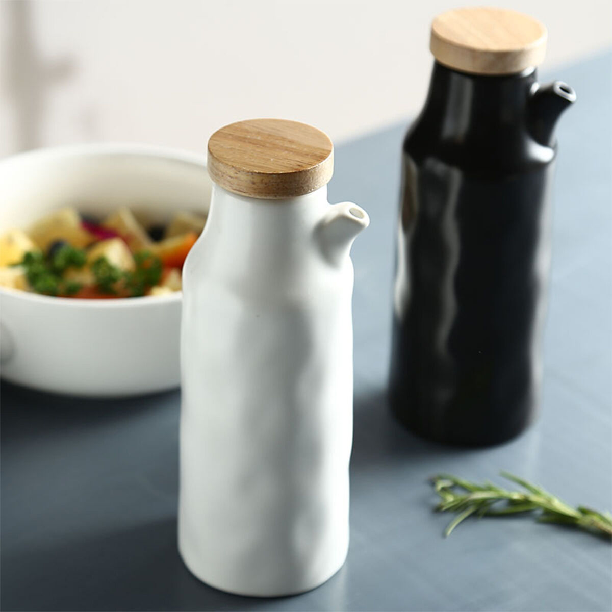 Set Alcuzas Simplit 500 ml Blanco y Negro