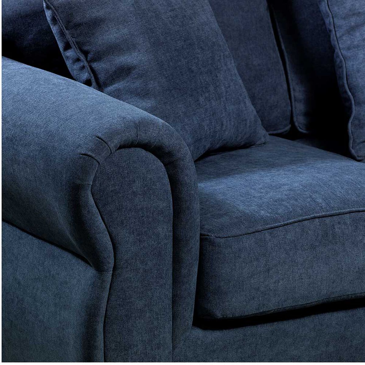 Sofá Seccional Innovamuebles Gales 5 Cuerpos Azul