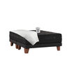 Cama Europea Celta Copper Black 2 Plazas + Textil