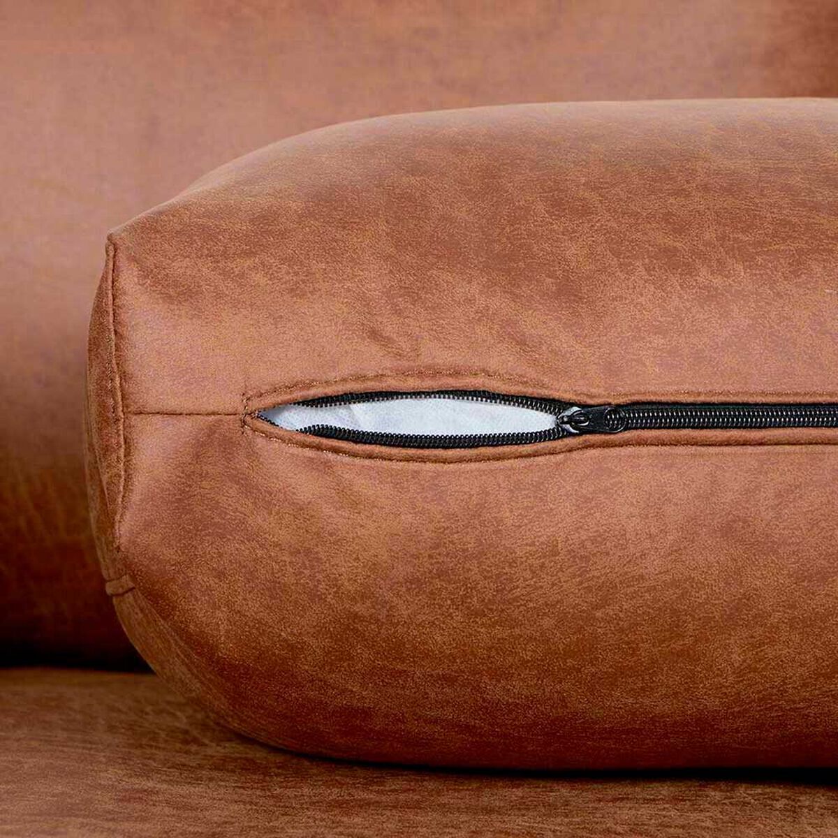 Sof&aacute; Seccional Izquierdo Rosen Adana 3 Cuerpos Camel