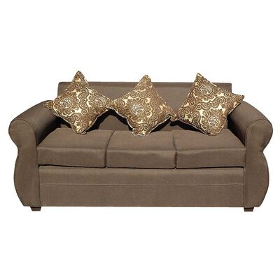 Imagen 2 del producto Juego de Living Almore Francia Sofá 3 Cuerpos + Dos Sillones 1 Cuerpo Café