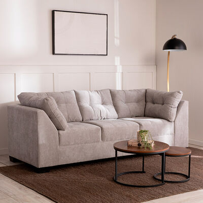 Sof&aacute; Muebles MPR Edimburgo 3 Cuerpos Gris Claro