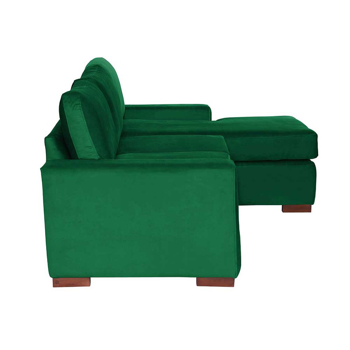 Sofá Seccional Derecho Latam Home Livorno 3 Cuerpos Verde