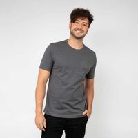 Polera Manga Corta Hombre Ypsd Grafito, Negro
