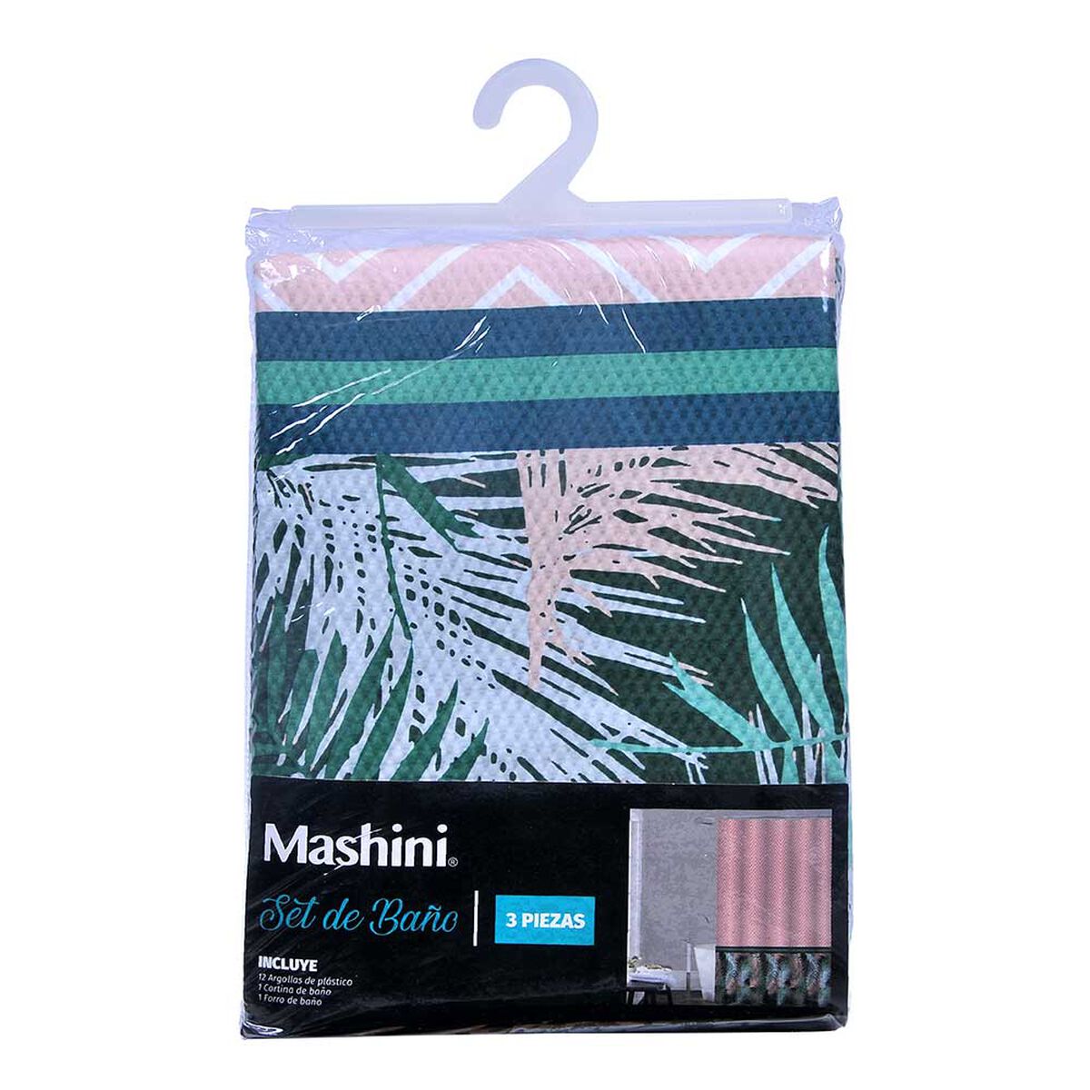 Set de Baño 3 Piezas Mashini Palma