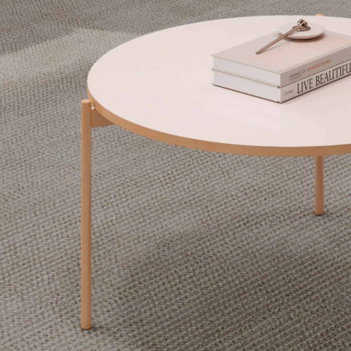 Mesa de Centro Vekkahome Bela Beige