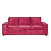 Juego de Living Innovamuebles Kahlo Sofá 3 Cuerpos + Dos Sillones 1 Cuerpo Burdeo