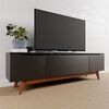 Rack TV Decocasa Flyn Hasta 75" Negro
