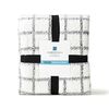 Frazada American Family Sherpa King Cuadros Blanco