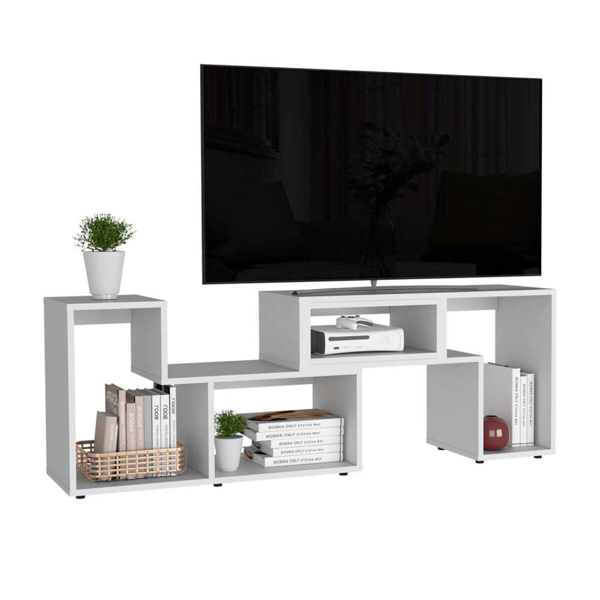 Rack TV TuHome Beijing 40" Blanco
