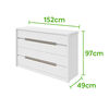 C&oacute;moda Di Poretti Design Urban 8 Cajones Blanco