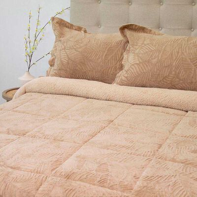 Imagen 1 del producto Cubrecama Doral Super King Beige Outboss Sherpa