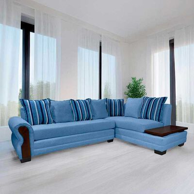 Imagen 1 del producto Sofá Seccional Living Factory Dakota 6 Cuerpos Azul