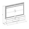 Home TV Di Poretti Design Guararapes Hasta 75" Caf&eacute; Claro