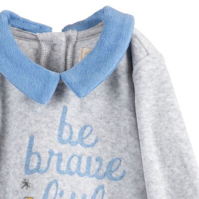 Imagen 2 del producto Osito Plush de Algodón Chess Baby Grey Mlg